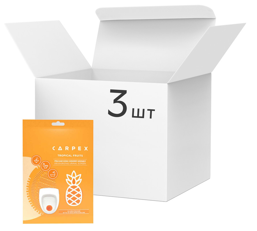 Блок для унітазу CARPEX решітка з фруктовим ароматом 3 шт(8680751060328)